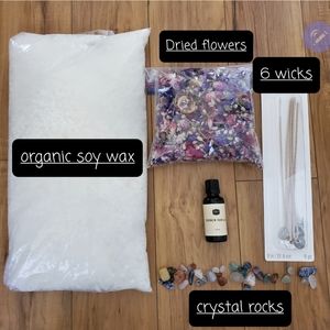Organic soy candle making supply bundle